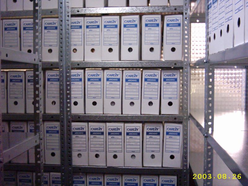 estanterias metalicas para archivos y documentos